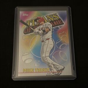 Topps Mike Trout Baseball Card - Titans of the Game